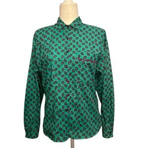 Vintage 80s “Circle T by Marilyn Lenox” Western Button Down Shirt